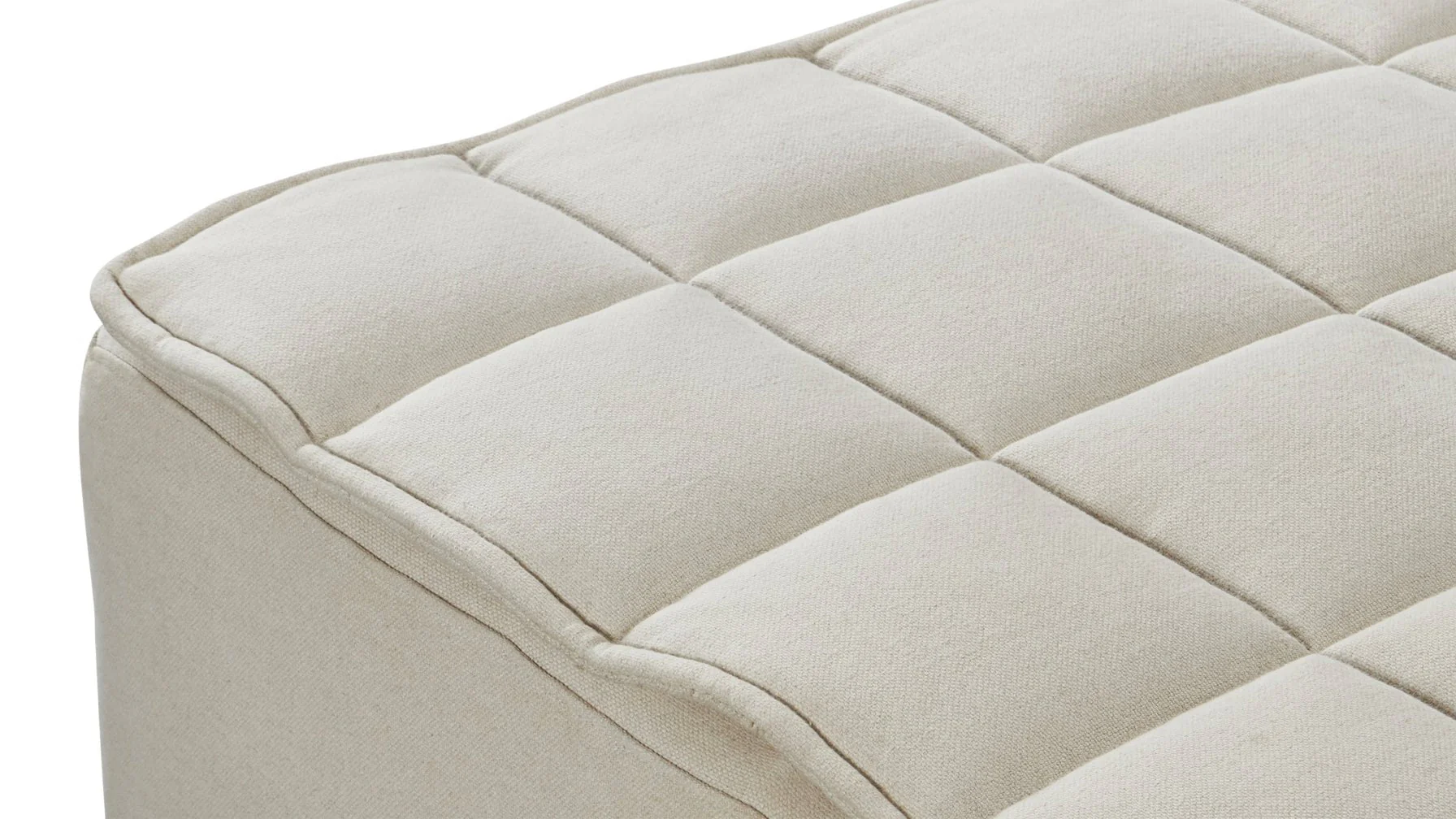 Quilt Ottoman Fawn - Image 4