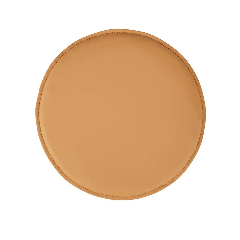 Round Seat Cushion, Cognac