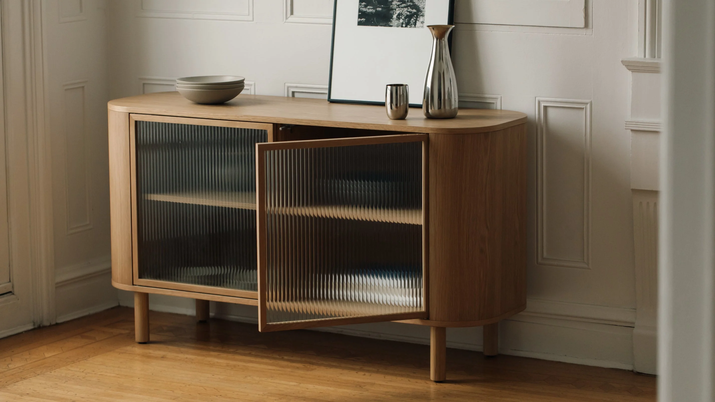 Showcase Sideboard, White Oak - Image 4