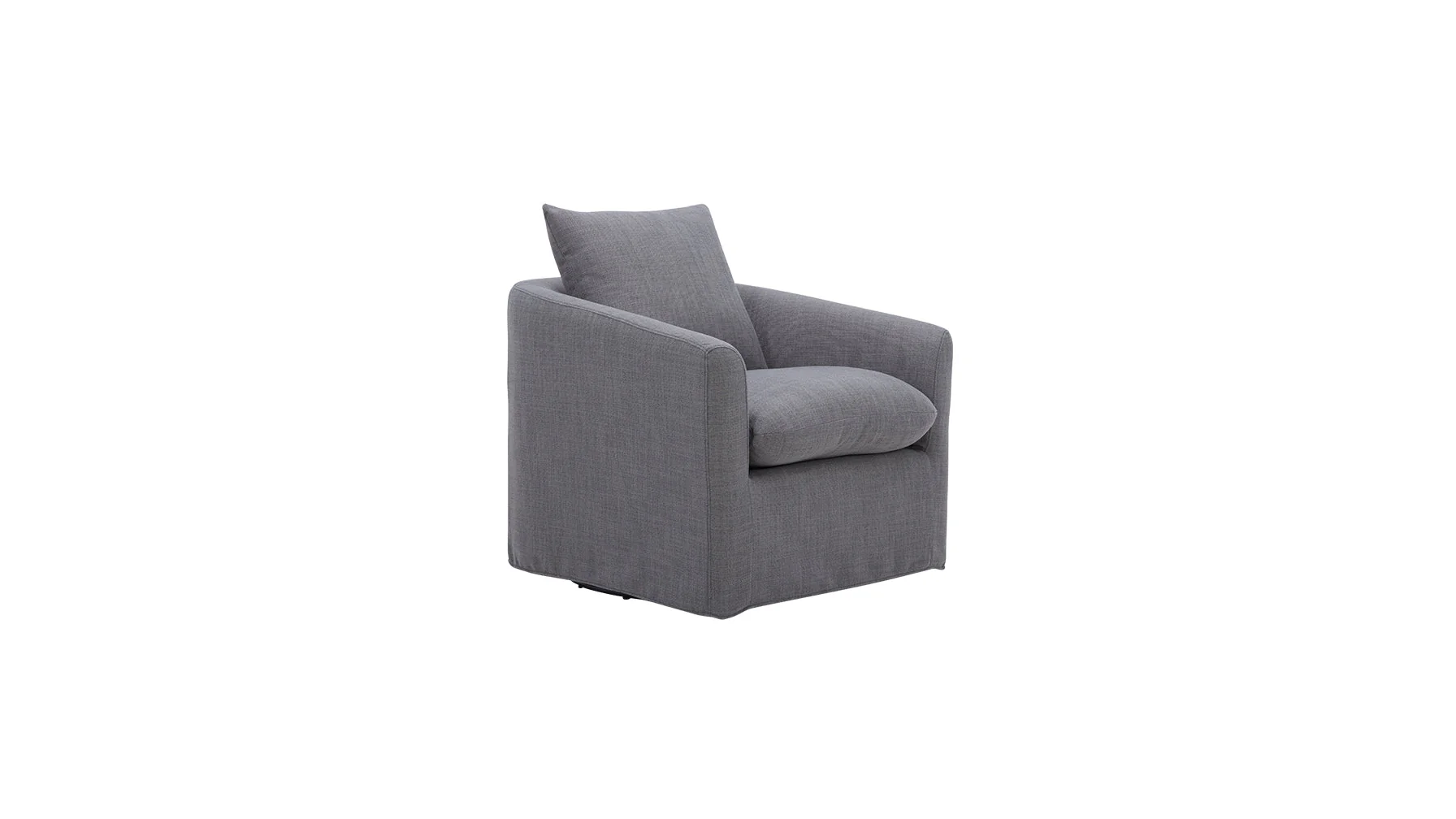 Sink In Swivel Lounge Chair, Slate - Image 5