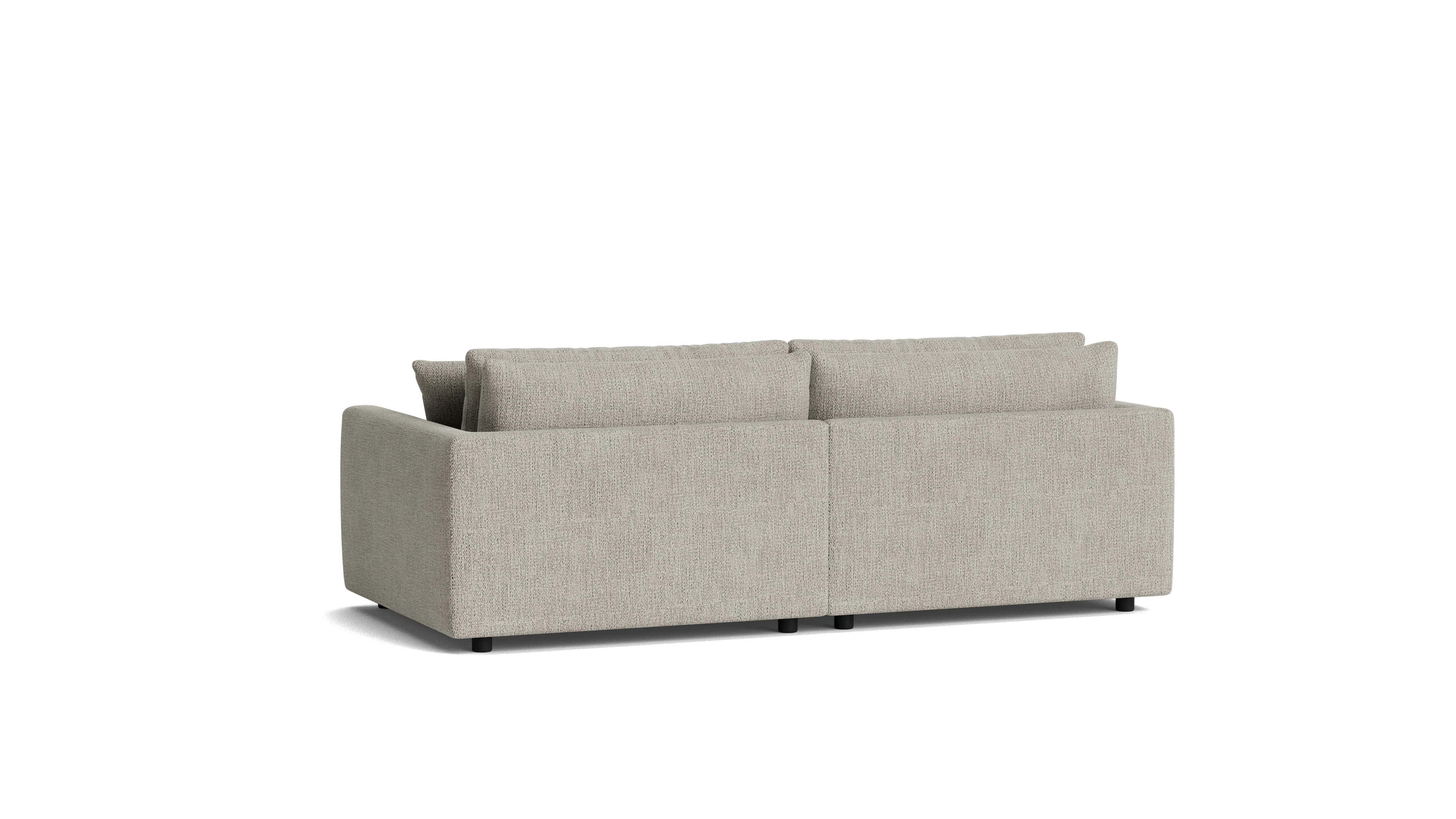 Soft Spot 2-Piece Modular Sectional Left, Oatmeal - Image 5