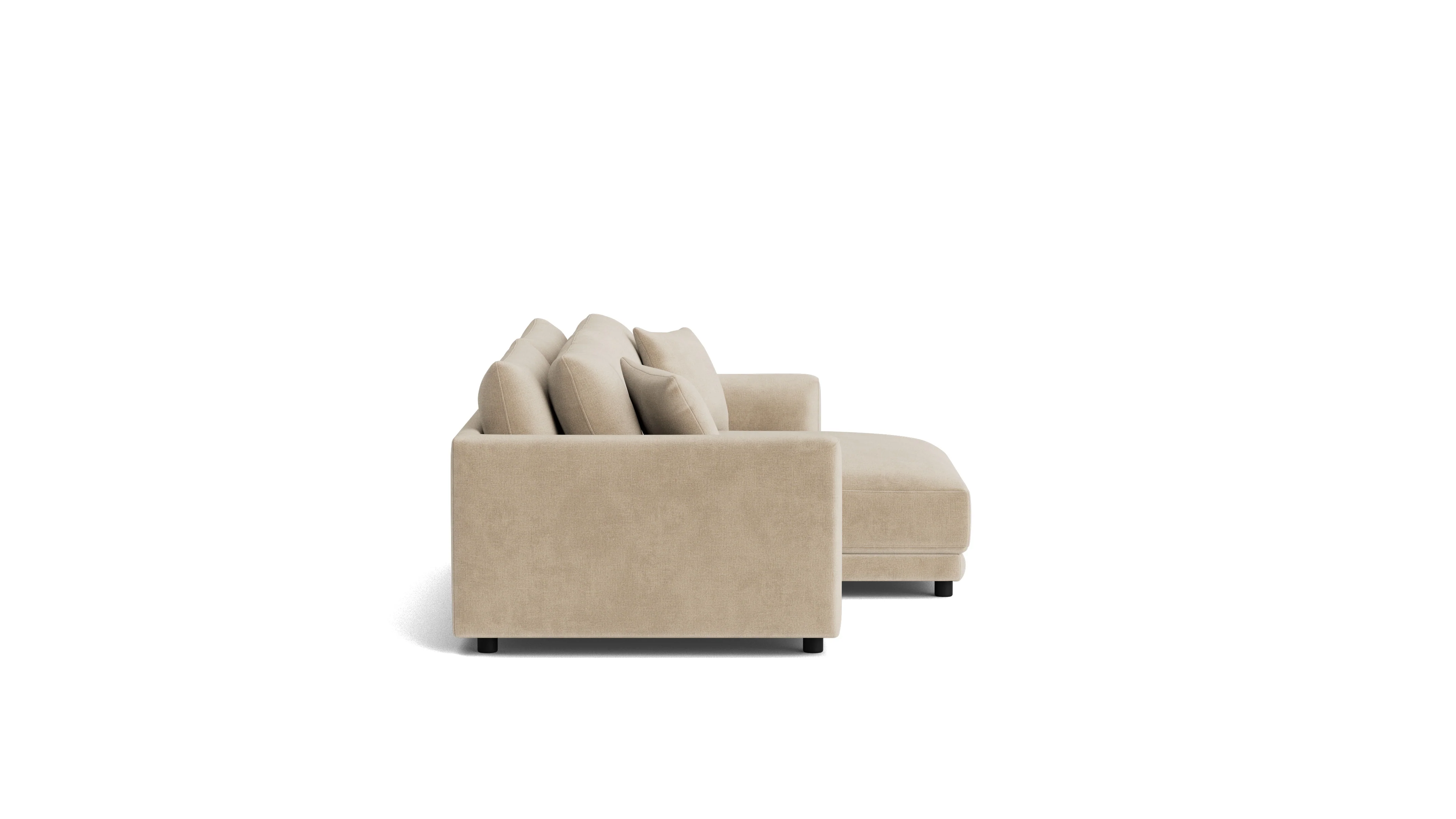Soft Spot 2-Piece Modular Sectional Right, Cashew - Image 4