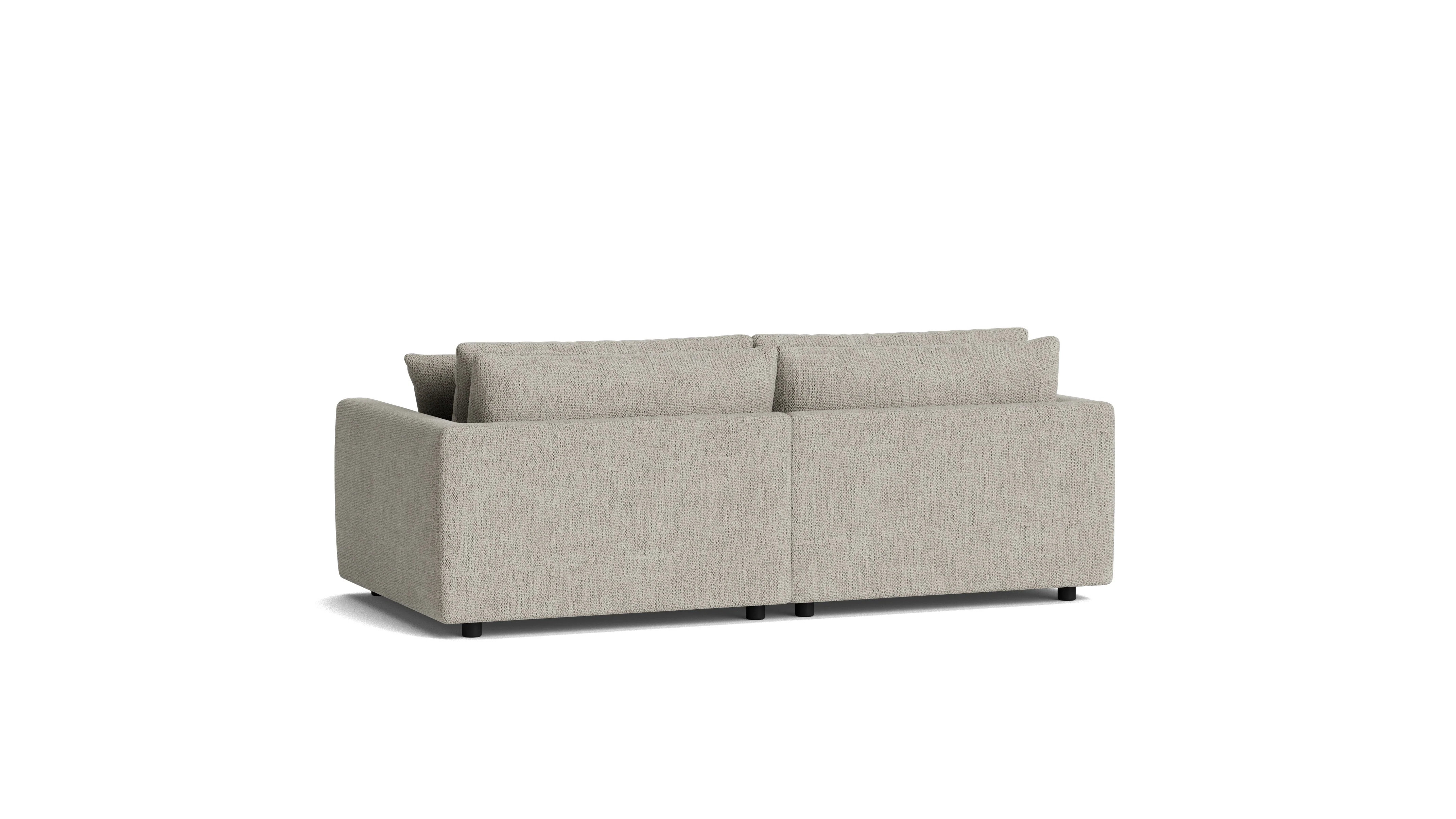 Soft Spot 2-Piece Modular Sofa, Oatmeal - Image 5