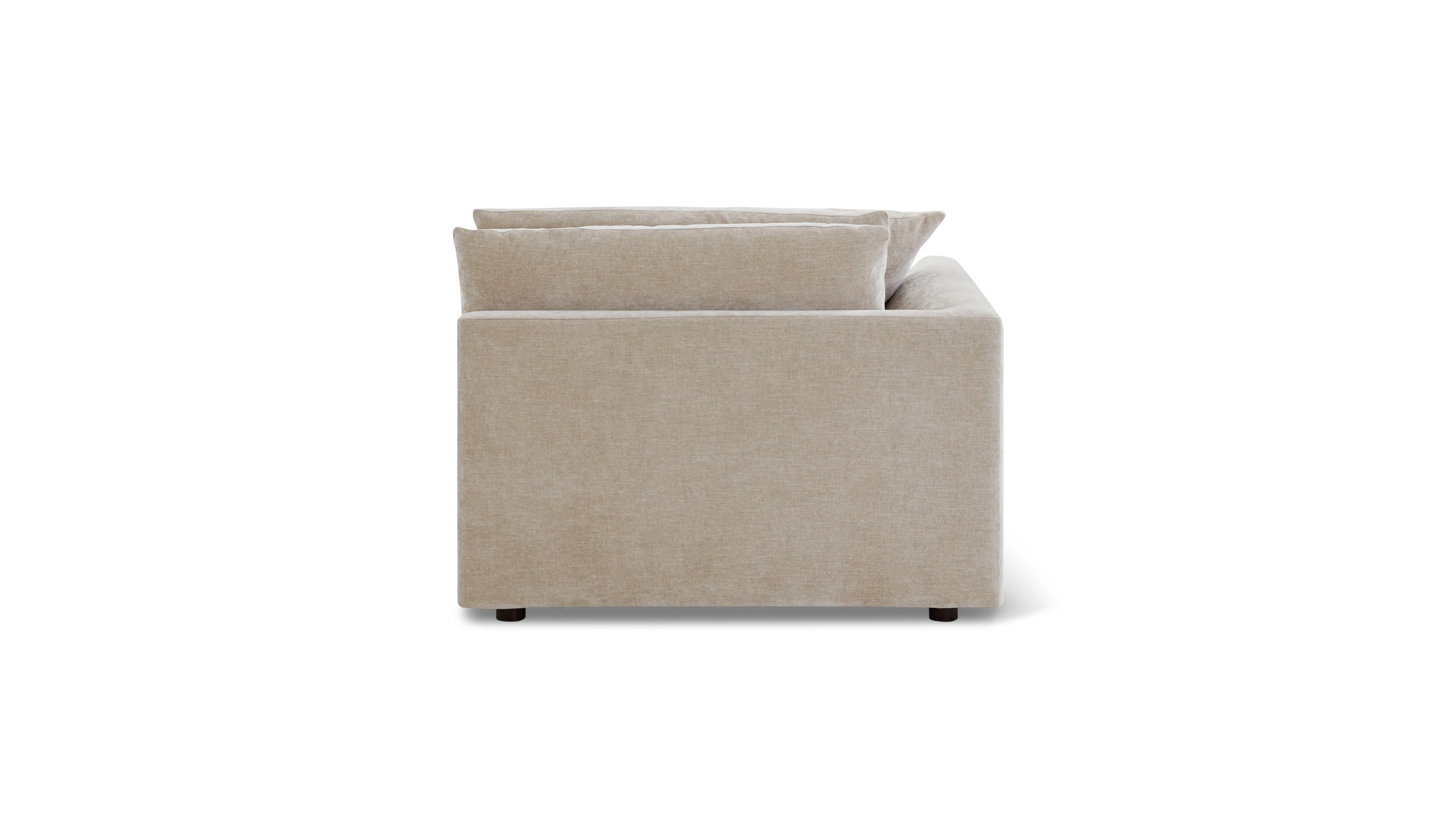 Soft Spot Left Arm Corner Chair, Cashew - Image 6