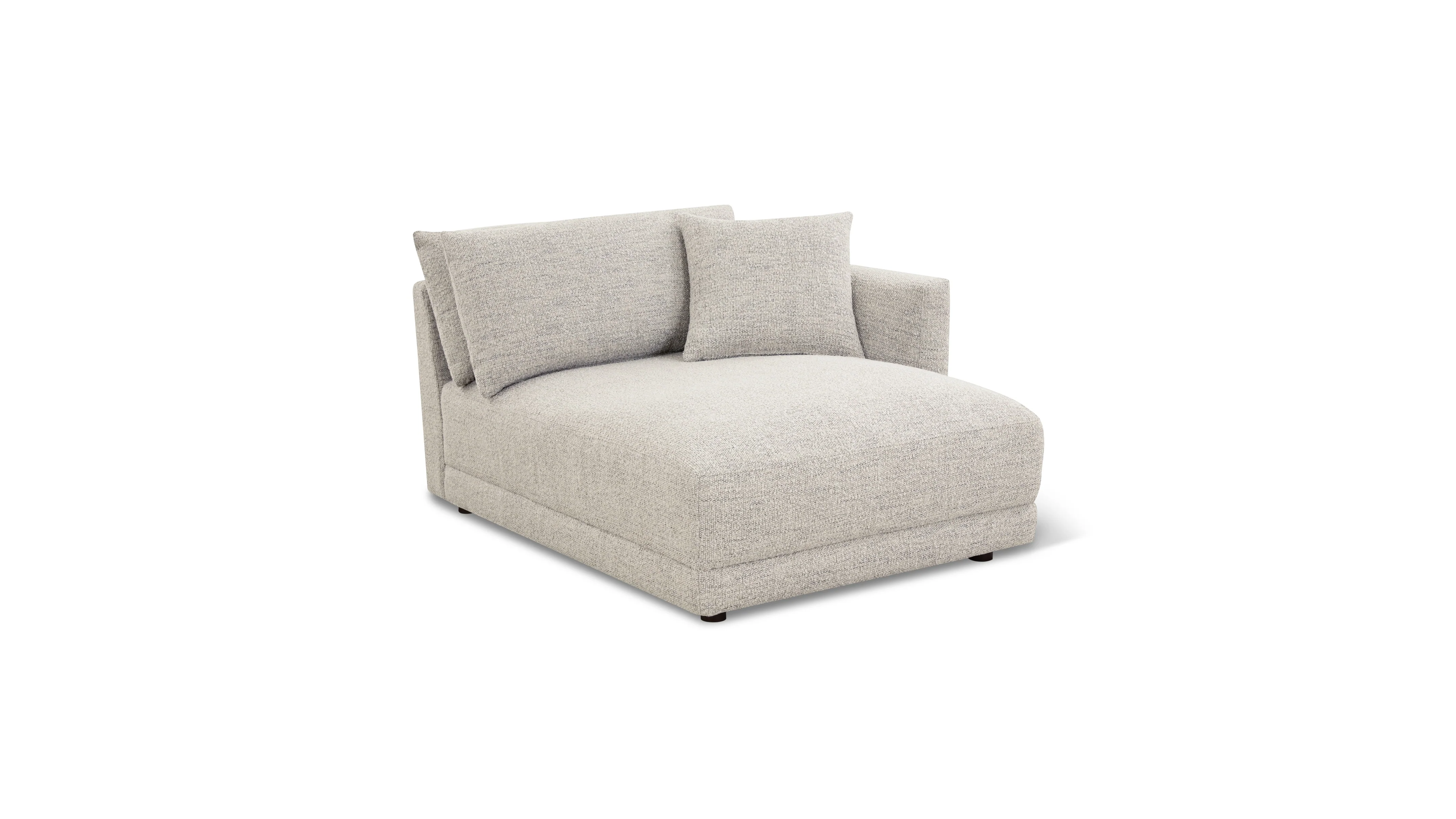 Soft Spot Right Arm Chaise, Oatmeal - Image 3
