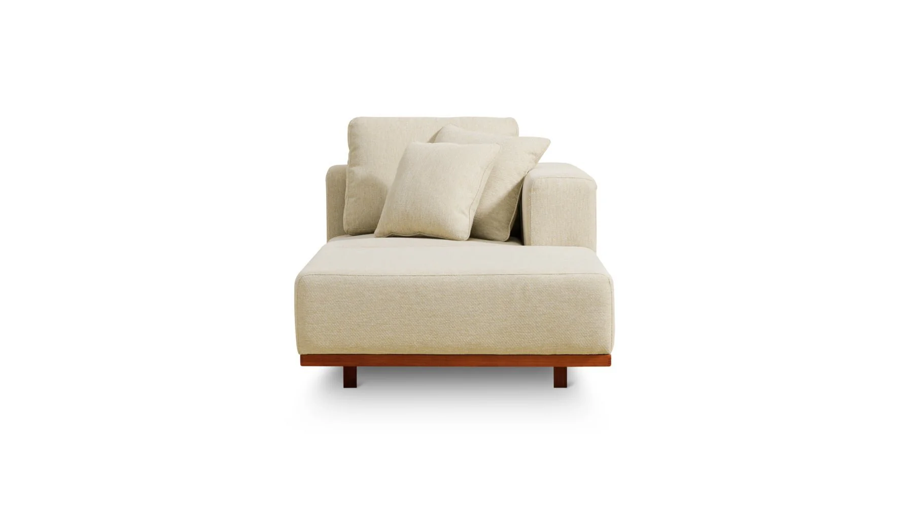 Sunny Days Outdoor Chaise, Right Facing, Sandy - Image 3