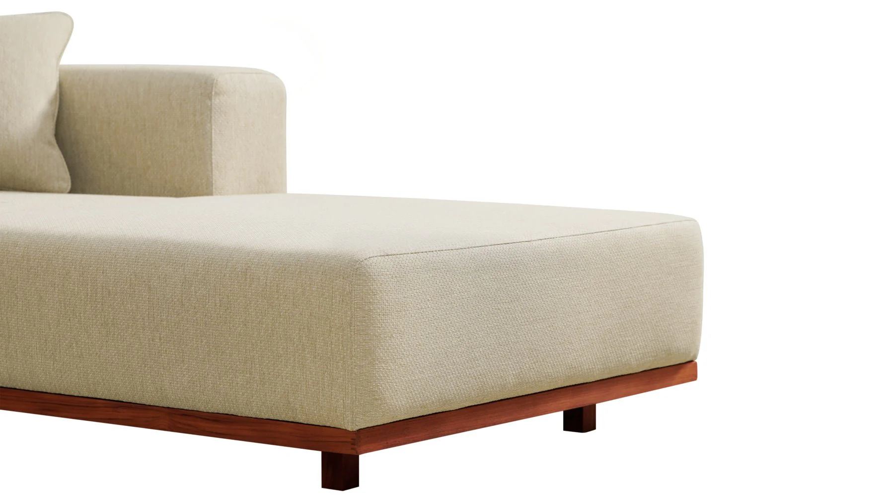 Sunny Days Outdoor Chaise, Right Facing, Sandy - Image 8