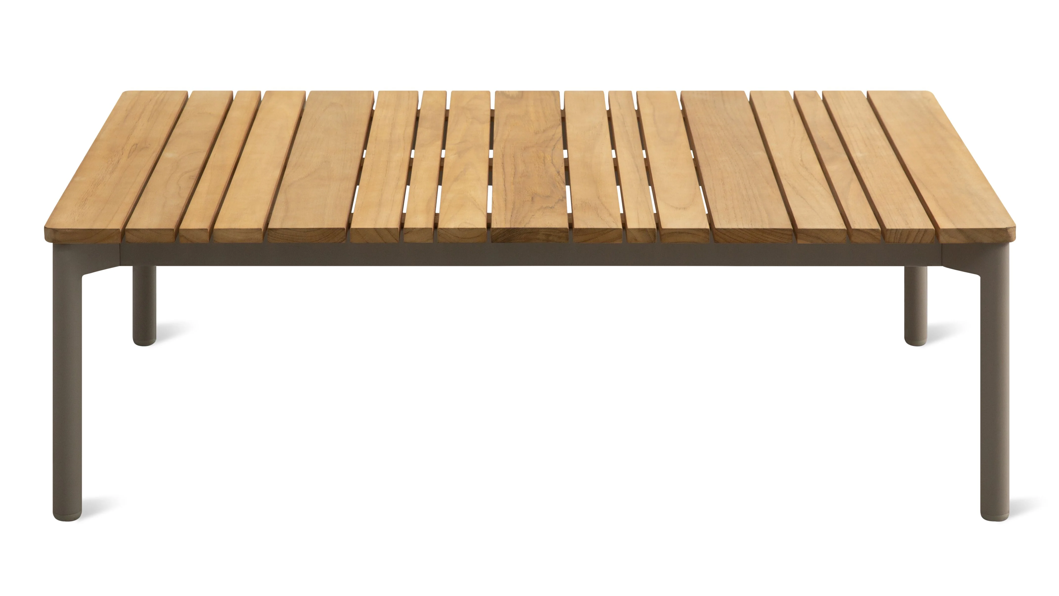 Sweet Escape Outdoor Coffee Table, Grey/Teak - Image 3